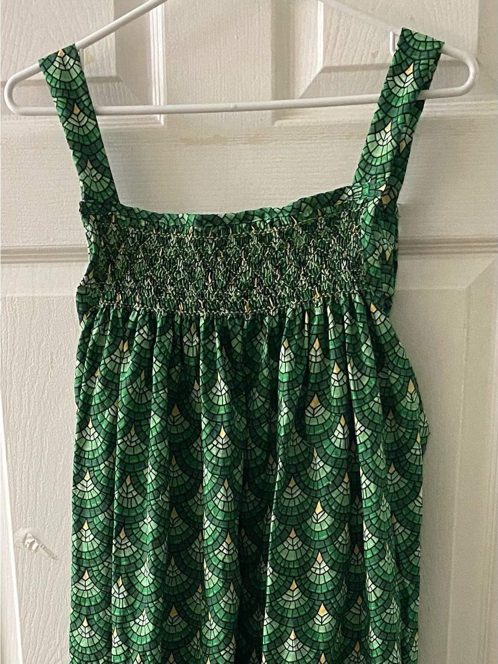 Smocked Cotton Gown